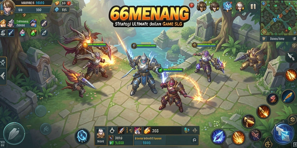 Tampilan gameplay seru di 66MENANG yang menampilkan pertempuran strategi.