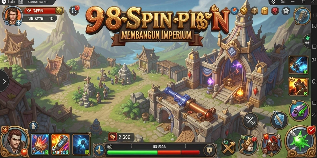 Tampilan menarik gameplay 98SPIN yang strategis dan mendalam.