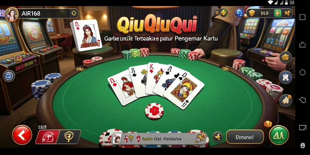 Gambaran menarik dari gameplay QiuQiu dalam AIR168.