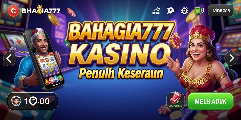 Tampilan gameplay seru di BAHAGIA777 dengan banyak pilihan permainan Kasino.