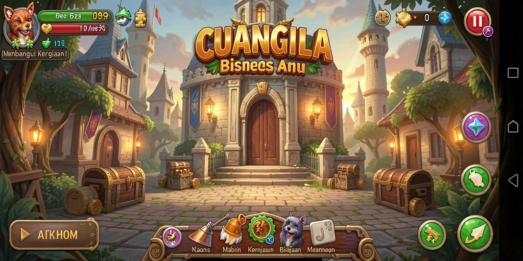 Tampilan gameplay CUANGILA yang menarik dan interaktif.