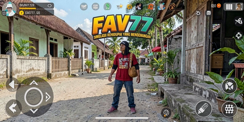Gameplay menarik dalam FAV77, simulasikan kehidupan dan sosial.