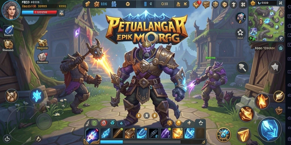 Screenshot gameplay FB333 menampilkan pertarungan seru antar pemain.