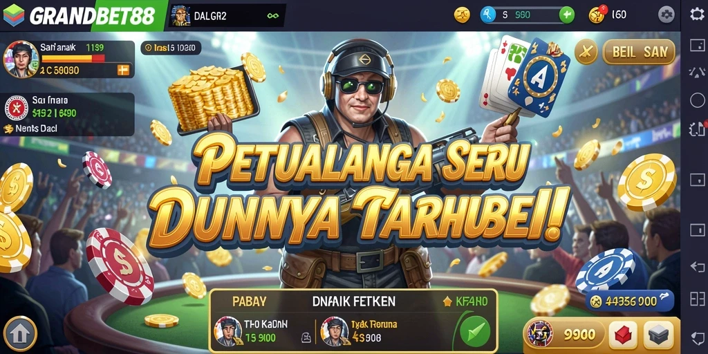 Tampilan gameplay seru dari GRANDBET88 yang penuh tantangan.