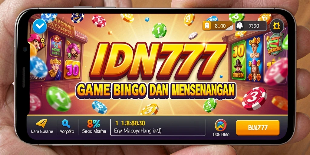 Tampilan gameplay seru IDN777 saat bermain Bingo.