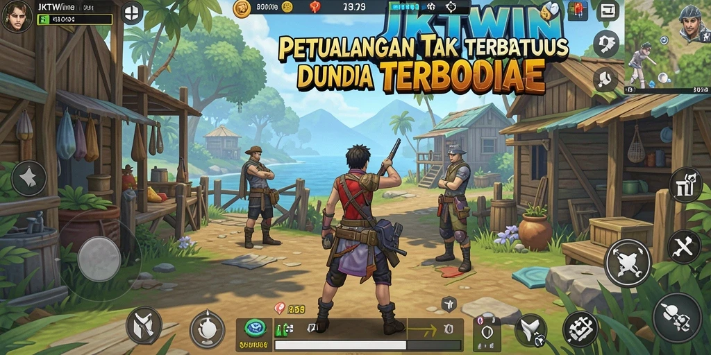 Gameplay JKTWIN yang menawan dalam dunia terbuka