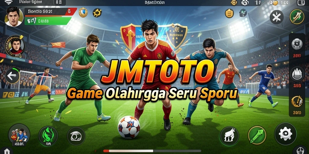 Tampilan gameplay <strong>JMTOTO</strong> yang menarik dan penuh aksi olahraga.