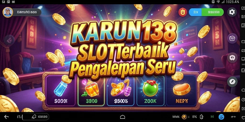 Tampilan gameplay slot yang menarik dan penuh warna dari KARUN138.