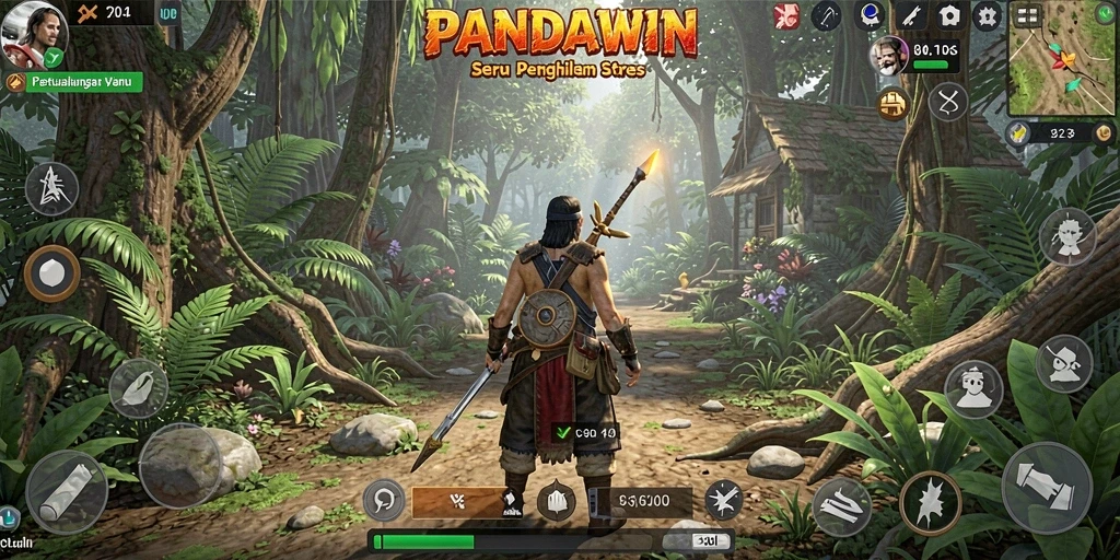 Gameplay menarik dan penuh warna dari PANDAWIN.