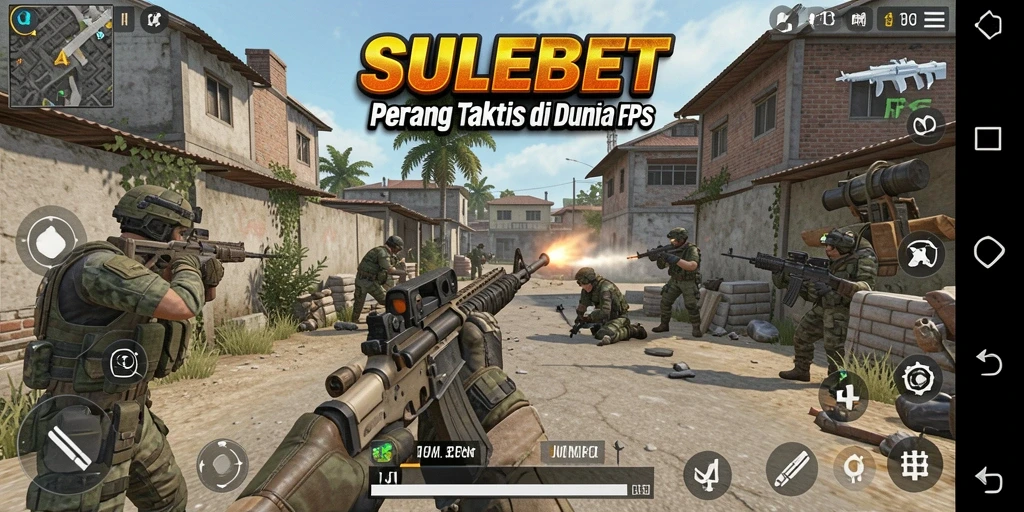 Tampilan gameplay intens dalam pertempuran <strong>SULEBET</strong> yang menegangkan dan mendebarkan.