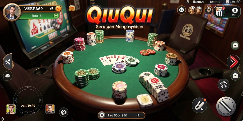 Tampilan gameplay QiuQiu yang menarik dan penuh warna.