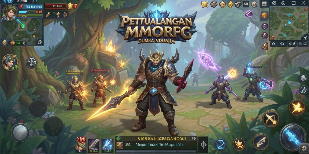 Gameplay seru X168 dengan pertempuran epik dan petualangan bersama teman.