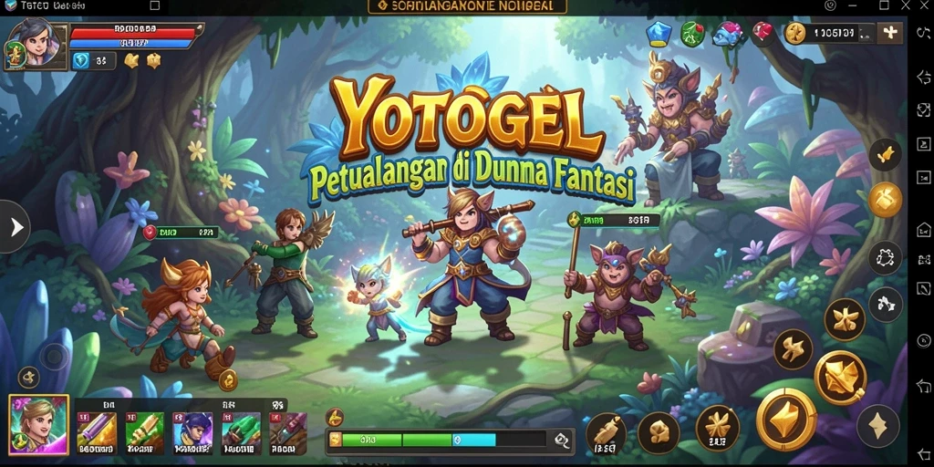 Tangkapan layar YOTOGEL menunjukkan momen mendebarkan dalam pertempuran RPG.