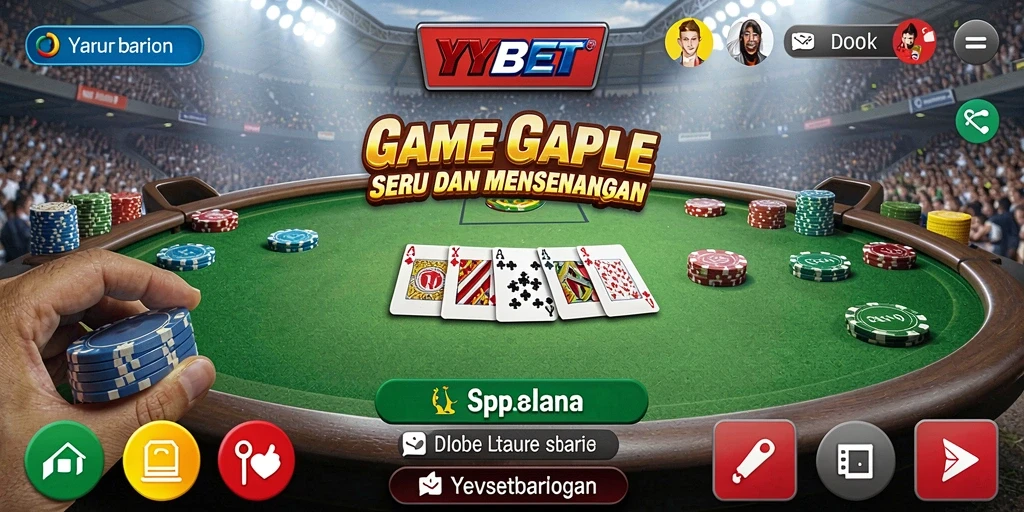 Tampilkan gameplay seru Gaple di YYBET.