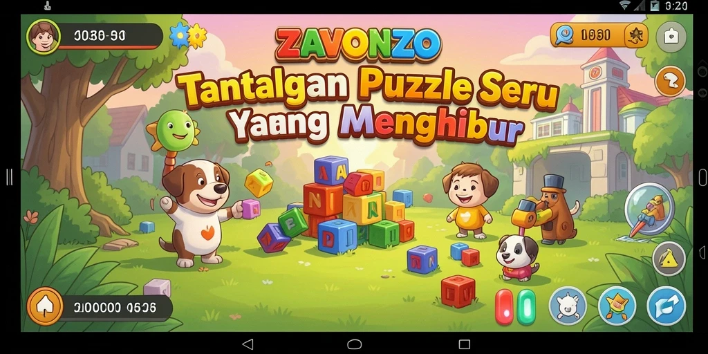 Tampilan gameplay ZAVONZO yang menarik dan penuh tantangan.